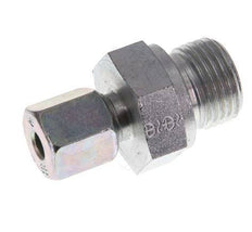 G 1/2'' mâle x 6S Acier zingué Anneau de coupe droit 630 Bar DIN 2353