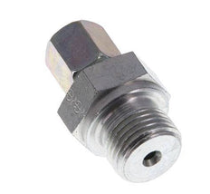 G 1/2'' mâle x 6S Acier zingué Anneau de coupe droit 630 Bar DIN 2353