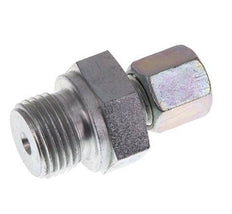 G 1/2'' mâle x 6S Acier zingué Anneau de coupe droit 630 Bar DIN 2353