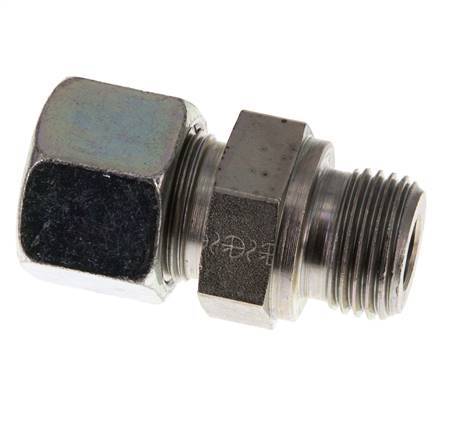 G 1/2'' mâle x 14S Acier zingué Anneau de coupe droit 630 Bar DIN 2353