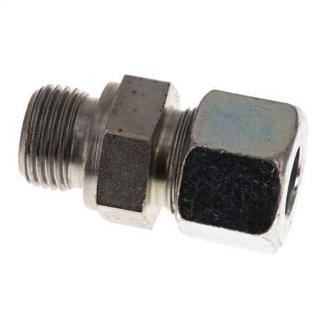 G 1/2'' mâle x 14S Acier zingué Anneau de coupe droit 630 Bar DIN 2353