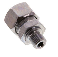 G 1/4'' mâle x 15L Acier zingué Anneau de coupe droit 315 Barre DIN 2353