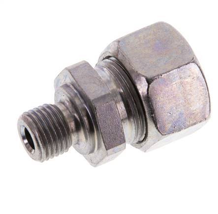 G 1/4'' mâle x 15L Acier zingué Anneau de coupe droit 315 Barre DIN 2353