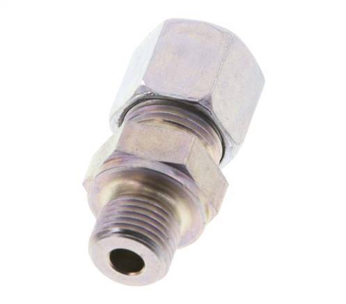 G 1/8'' mâle x 8LL Acier zingué Anneau de coupe droit 100 Bar DIN 2353