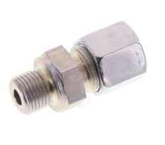 G 1/8'' mâle x 8LL Acier zingué Anneau de coupe droit 100 Bar DIN 2353