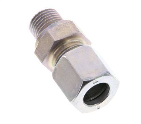 G 1/8'' mâle x 8LL Acier zingué Anneau de coupe droit 100 Bar DIN 2353