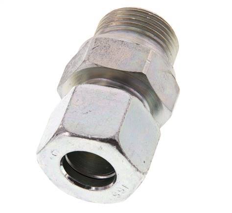 G 3/4'' Male x 16S Acier zingué Anneau de coupe droit 400 Bar DIN 2353