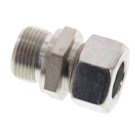 G 3/4'' mâle x 18L Acier zingué Anneau de coupe droit 315 Barre DIN 2353