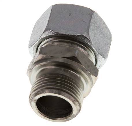 G 3/4'' Male x 22L Acier zingué Anneau de coupe droit 160 Bar DIN 2353