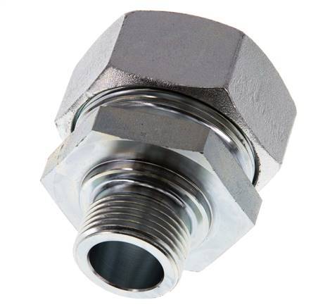 G 3/4'' Male x 35L Acier zingué Anneau de coupe droit 160 Bar DIN 2353