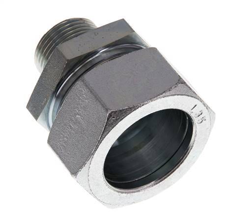 G 3/4'' Male x 35L Acier zingué Anneau de coupe droit 160 Bar DIN 2353