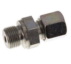 G 3/8'' mâle x 8S Acier zingué Anneau de coupe droit 630 Bar DIN 2353