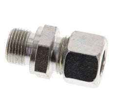 G 3/8'' Male x 12L Zinc plated Steel Straight Cutting Ring 315 Bar DIN 2353 [2 Pieces]