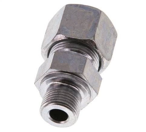 G 3/8'' Male x 14S Zinc plated Steel Straight Cutting Ring 630 Bar DIN 2353