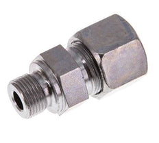 G 3/8'' Male x 14S Acier zingué Anneau de coupe droit 630 Bar DIN 2353