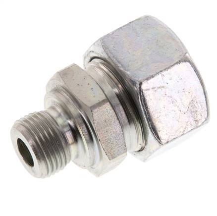 G 3/8'' mâle x 18L Acier zingué Anneau de coupe droit 315 Barre DIN 2353