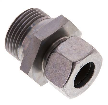 G 1'' Male x 18L Acier zingué Anneau de coupe droit 315 Bar DIN 2353