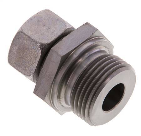 G 1'' Male x 18L Acier zingué Anneau de coupe droit 315 Bar DIN 2353