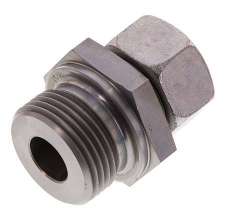 G 1'' Male x 18L Acier zingué Anneau de coupe droit 315 Bar DIN 2353