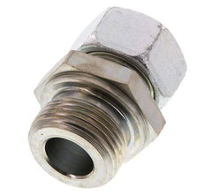 G 1'' Male x 22L Acier zingué Anneau de coupe droit 160 Bar DIN 2353