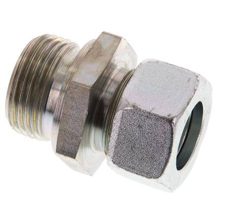 G 1'' Male x 22L Acier zingué Anneau de coupe droit 160 Bar DIN 2353