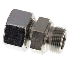 G 1'' Male x 25S Acier zingué Anneau de coupe droit 400 Bar DIN 2353