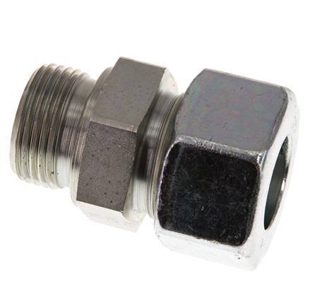 G 1'' Male x 25S Acier zingué Anneau de coupe droit 400 Bar DIN 2353