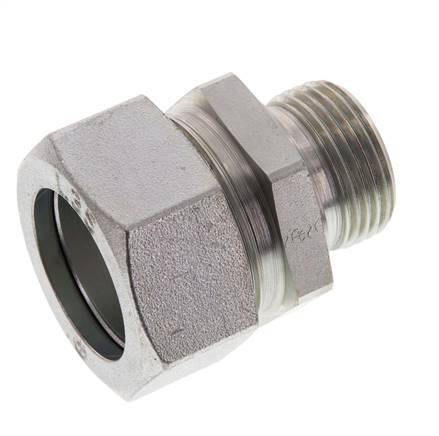 G 1'' Male x 35L Zinc plated Steel Straight Cutting Ring 160 Bar DIN 2353