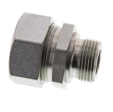 G 1'' Male x 35L Acier zingué Anneau de coupe droit 160 Bar DIN 2353