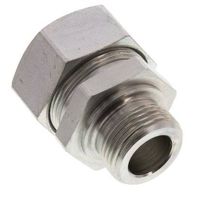 G 1'' Male x 35L Zinc plated Steel Straight Cutting Ring 160 Bar DIN 2353