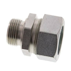 G 1'' Male x 35L Acier zingué Anneau de coupe droit 160 Bar DIN 2353