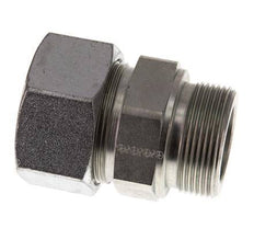 G 1 1/2'' Male x 38S Acier zingué Anneau de coupe droit 315 Bar DIN 2353