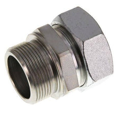 G 1 1/2'' Male x 42L Acier zingué Anneau de coupe droit 160 Bar DIN 2353