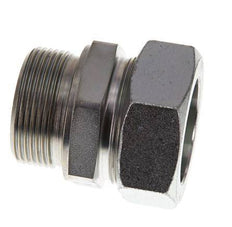 G 1 1/2'' Male x 42L Acier zingué Anneau de coupe droit 160 Bar DIN 2353