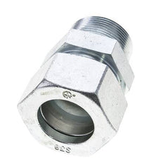 1 1/2'' NPT Male x 38S Zinc plated Steel Straight Cutting Ring 315 Bar DIN 2353