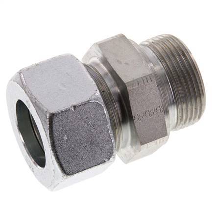 G 1 1/4'' Male x 30S Acier zingué Anneau de coupe droit 400 Bar DIN 2353