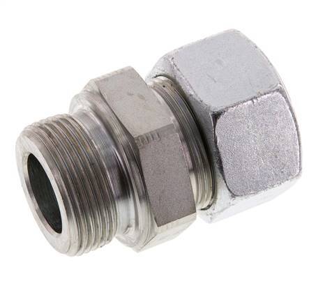 G 1 1/4'' Male x 30S Acier zingué Anneau de coupe droit 400 Bar DIN 2353