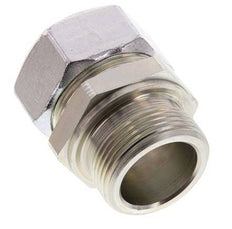 G 1 1/4'' Male x 35L Acier zingué Anneau de coupe droit 160 Bar DIN 2353