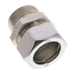 G 1 1/4'' Male x 35L Acier zingué Anneau de coupe droit 160 Bar DIN 2353