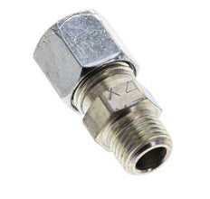 M10x1 Male x 8LL Zinc plated Steel Straight Cutting Ring 100 Bar DIN 2353 [5 Pieces]