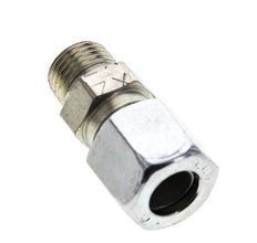 M10x1 Male x 8LL Zinc plated Steel Straight Cutting Ring 100 Bar DIN 2353 [5 Pieces]