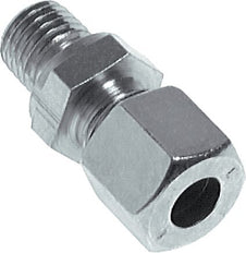G 3/8'' Male x 12L Zinc plated Steel Straight Cutting Ring with FKM Seal 315 Bar DIN 2353 [2 Pieces]