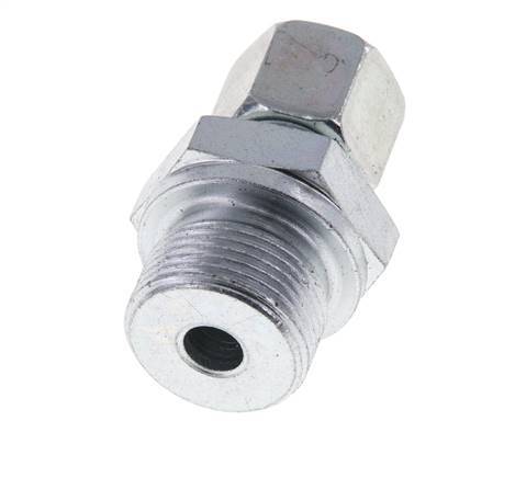 M22x1.5 Male x 10L Zinc plated Steel Straight Cutting Ring 315 Bar DIN 2353