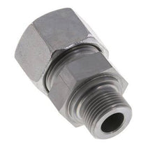 M22x1.5 Male x 20S Acier zingué Anneau de coupe droit 400 Bar DIN 2353