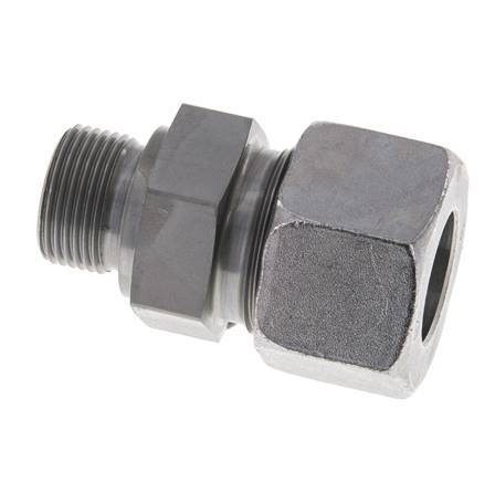 M22x1.5 Male x 20S Acier zingué Anneau de coupe droit 400 Bar DIN 2353