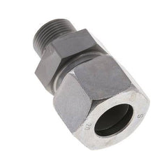 M22x1.5 Male x 20S Acier zingué Anneau de coupe droit 400 Bar DIN 2353