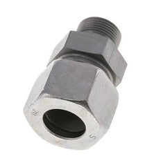 M22x1.5 Male x 20S Acier zingué Anneau de coupe droit 400 Bar DIN 2353