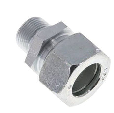 M22x1.5 Male x 22L Zinc plated Steel Straight Cutting Ring 160 Bar DIN 2353