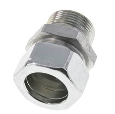 M33x2 Male x 28L Zinc plated Steel Straight Cutting Ring 160 Bar DIN 2353