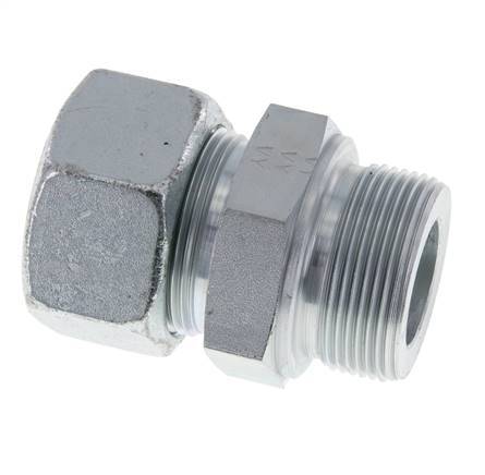 M42x2 Male x 30S Zinc plated Steel Straight Cutting Ring 400 Bar DIN 2353